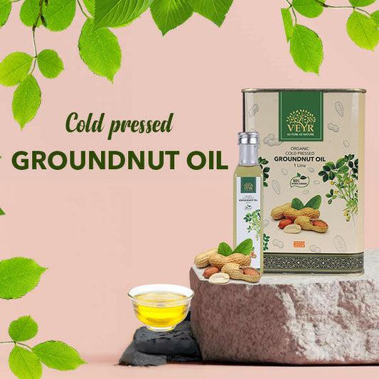 Cold Pressed Groundnut Oil - Veyr Organics