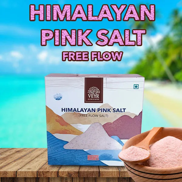 Himalayan Pink Salt Free Flow 1kg - Veyr Organics