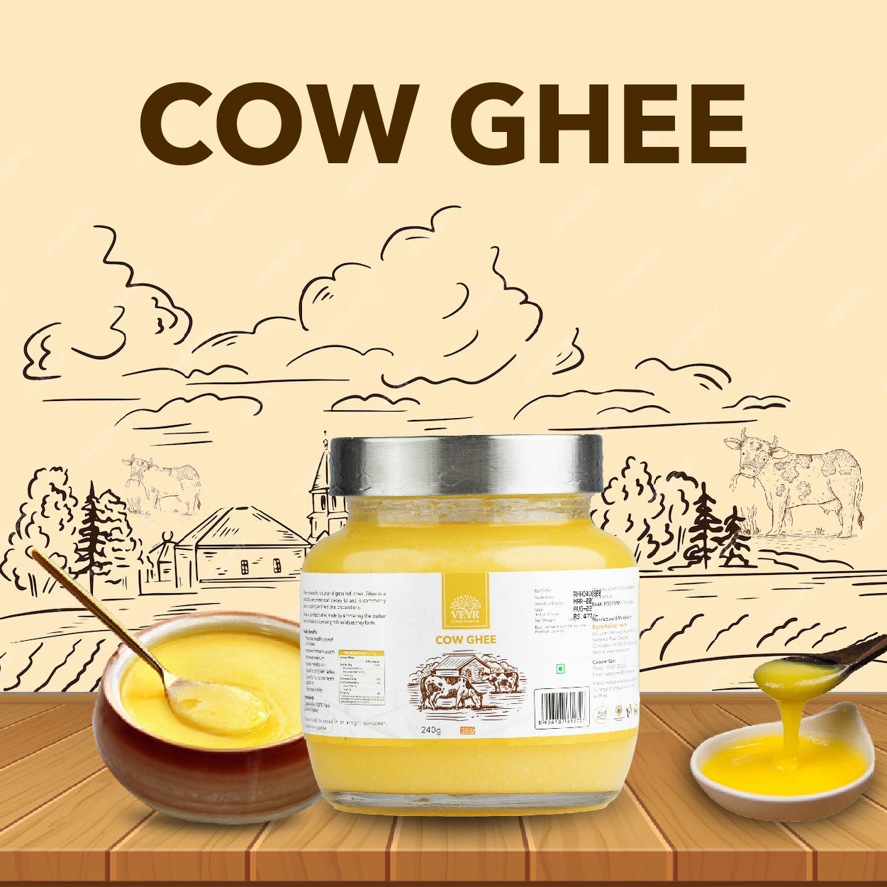 Cow Ghee - Veyr Organics